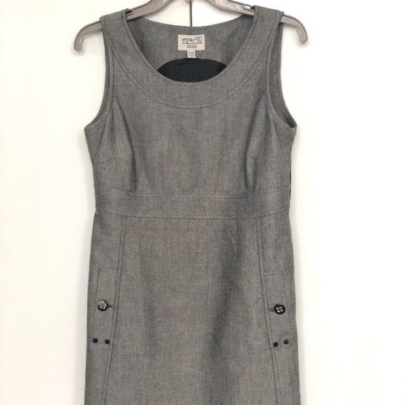 ❤️- ❤️ Wool tweed shift dress by Esprit with side zip, pockets and great det… - Picture 1 of 9